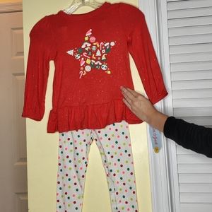 Cat and Jack Christmas Set Size 4T
